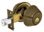 Imagen de CERROJO LATON ANTIGUO DOBLE CILINDRO HERMEX BASIC