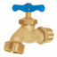 Imagen de LLAVE PARA MANGUERA DE LATON 140 GR ENTRADA 1/2 FOSET