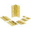 Imagen de BISAGRA RECTANGULAR 1-1/2 ACERO LATON
