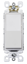 Imagen de APAGADOR DECORA 3 VIAS 127V BLANCO (TM873W) P&S