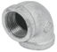 Imagen de CODO GALVANIZADO 1/4 X 90