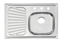 Imagen de TARJA INOX. ESCURRIDOR DERECHO 80X52 TRAMONTINA