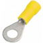 Imagen de TERMINAL DE LATON OJILLO AMARILLO (44999) PARA CABLE 10 -12 AWG