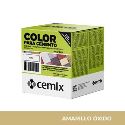 Imagen de CEMENCROM AMARILLO OXIDO 1 KILO CEMIX