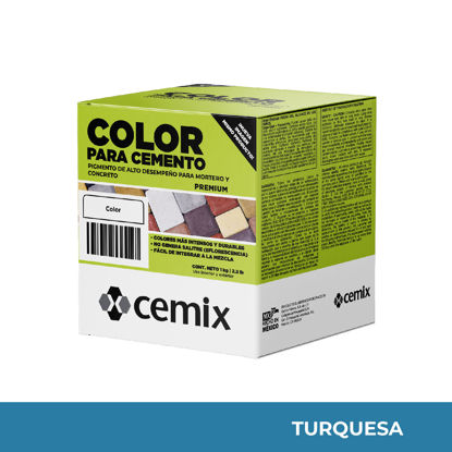 Imagen de CEMENCROM AZUL TURQUESA 1 KILO CEMIX